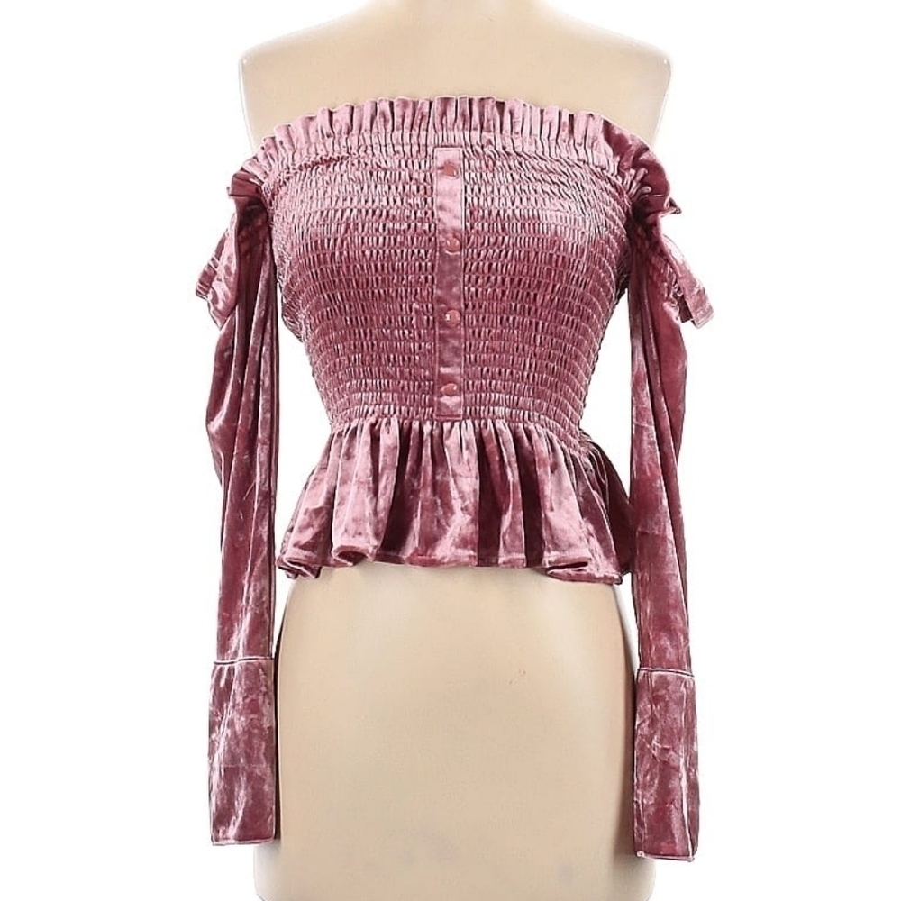 Greyson Long Sleeve Blouse L